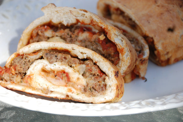 Meatball and Cheese Stromboli's